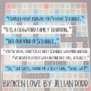 broken love scrabble teaser